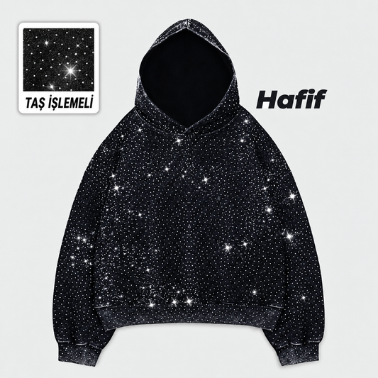 Unisex Oversize Kapüşonlu Sweatshirt